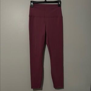 90 Degree By Reflex Maroon Leggings
